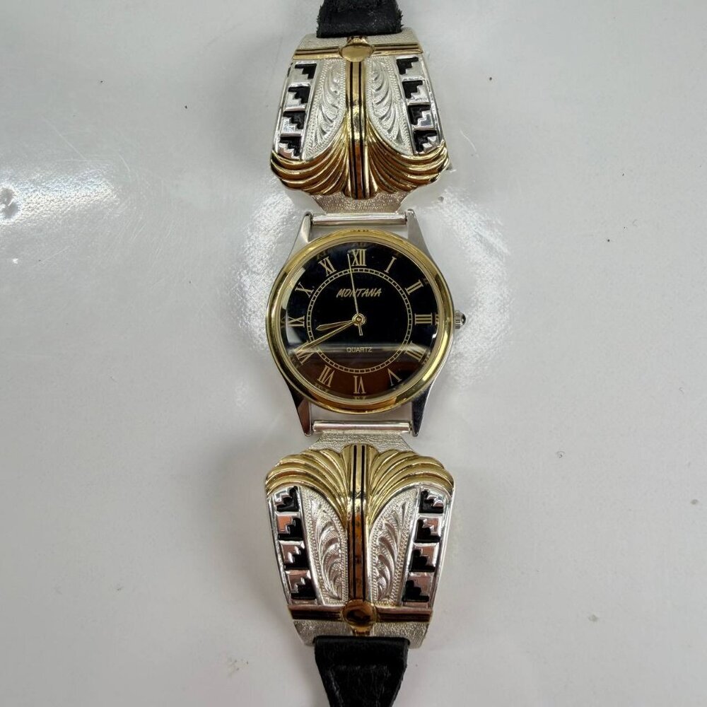 Montana Silversmiths X5033 Quartz Watch – Western Engraved Edition